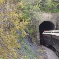 Arkansas & Missouri entering the Winslow tunnel