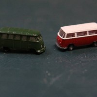 We've come a long way baby!!  Old Bachmann vehicles from the 60's? or early