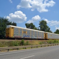 Autorack Train