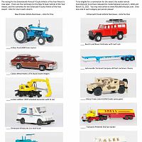 Seventeenth Annual N Scale Vehicle of the Year Awards Sample Ballot
