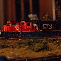 CN Rail GP38 and SD70