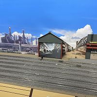 Steel mill picture, Building flat, and Steel mill photo in front of 20' roll