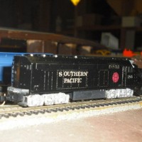 Southern Pacific Rotary Snow plow MW-184. Photos of my Rotary Snow Plow built from a vary old Life-Like F40 and the rotary head from a Tichy Trains (Demi-Trains) Plow.